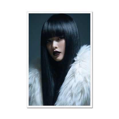 Jen Fargeot Creative | Fashion | Wall Art | Midnight in White (2) | Framed Print