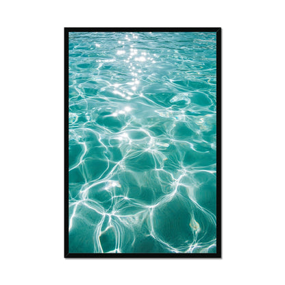 Jen Fargeot Creative | Beach | Wall Art | Crystal Waters | Framed Print