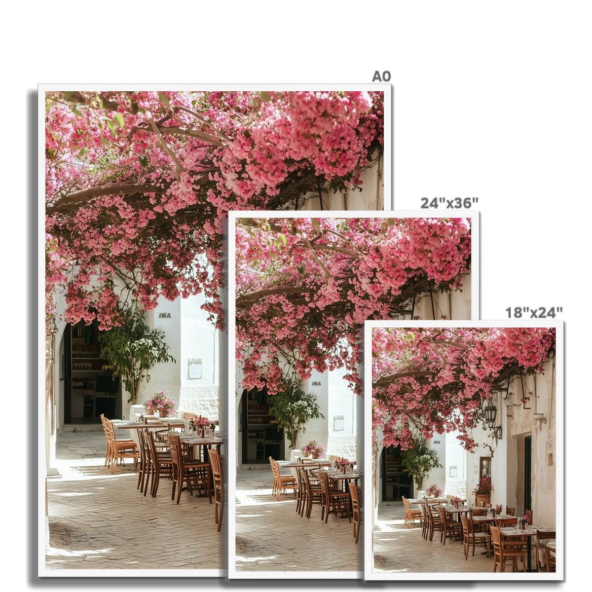 Jen Fargeot Creative | Mediterranean | Wall Art | Puglia Restaurant | Framed Print