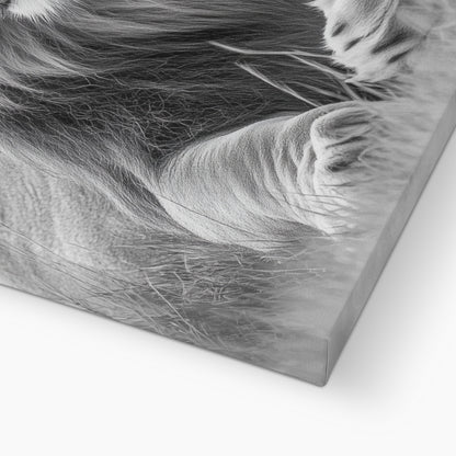 Animal | Wall Art | Majestic Lion of the Savanna | Canvas