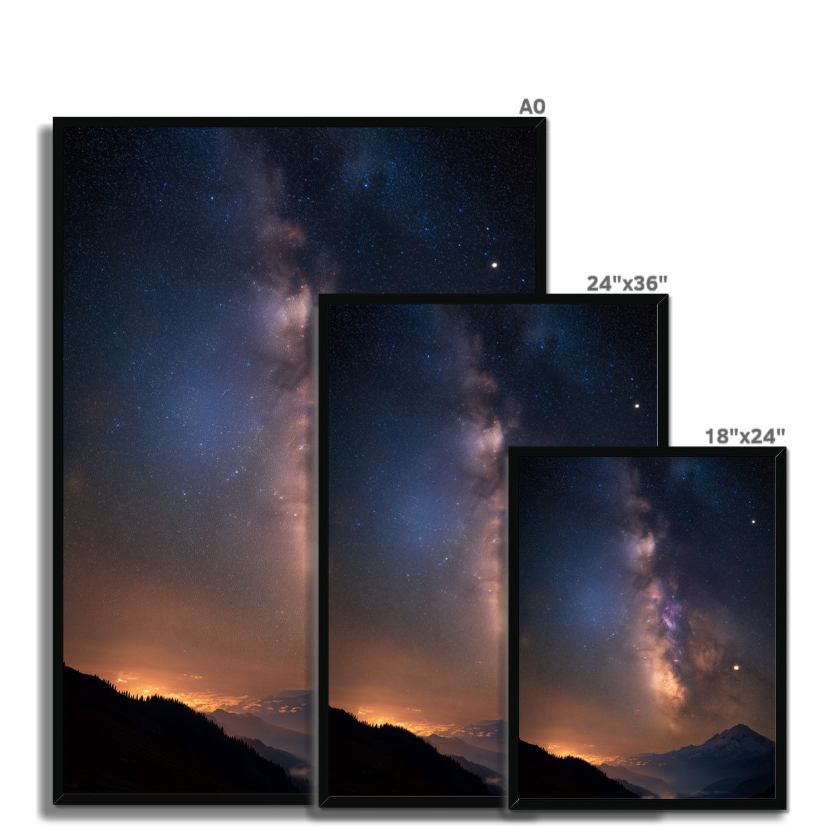 Jen Fargeot Creative | Landscape | Wall Art | Night Nebulae | Framed Print