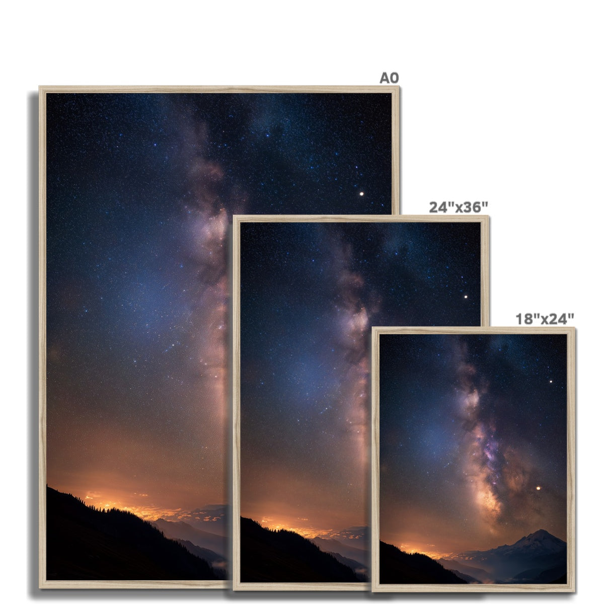 Jen Fargeot Creative | Landscape | Wall Art | Night Nebulae | Framed Print