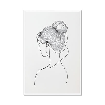 Jen Fargeot Creative | Minimalist | Wall Art | A Profile Strand | Framed Print