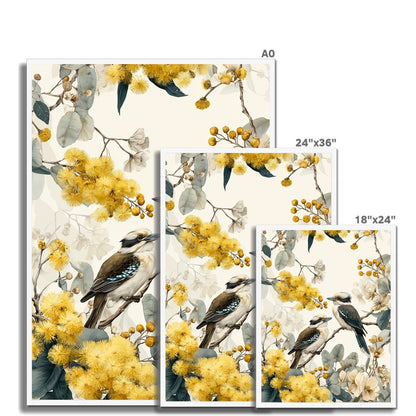 Jen Fargeot Creative | Watercolour | Wall Art | Australian Flora & Fauna | Framed Print
