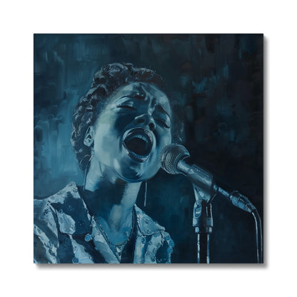 Jen Fargeot Creative | Jazz | Wall Art | Jazz Singer Bessie (1) | Canvas