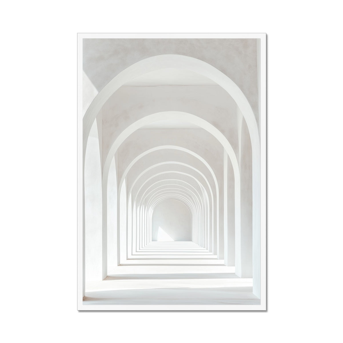 Jen Fargeot Creative | Architecture | Wall Art | White Arches | Framed Print