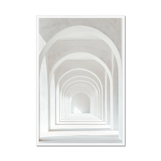 Jen Fargeot Creative | Architecture | Wall Art | White Arches | Framed Print