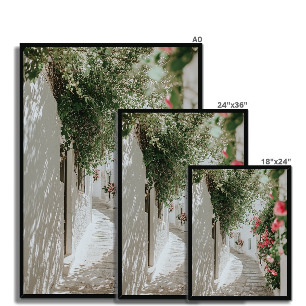 Jen Fargeot Creative | Mediterranean | Wall Art | Puglia Street | Framed Print