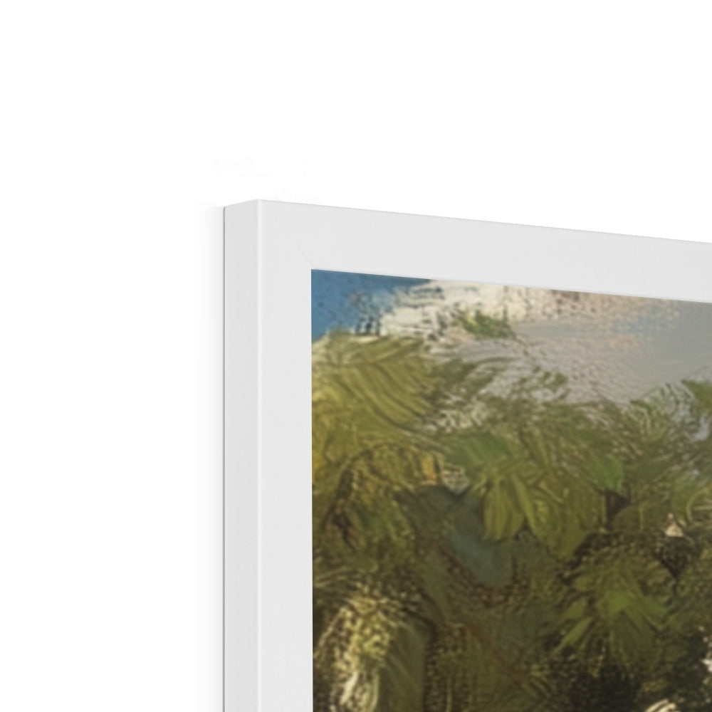Jen Fargeot Creative | Landscape | Wall Art | The Farm and The Lake | Framed Print