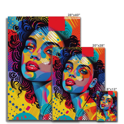 Jen Fargeot Creative | Pop Art | Wall Art | Gisele | Canvas