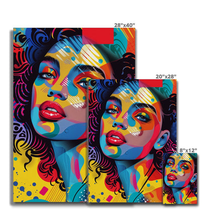 Jen Fargeot Creative | Pop Art | Wall Art | Gisele | Canvas