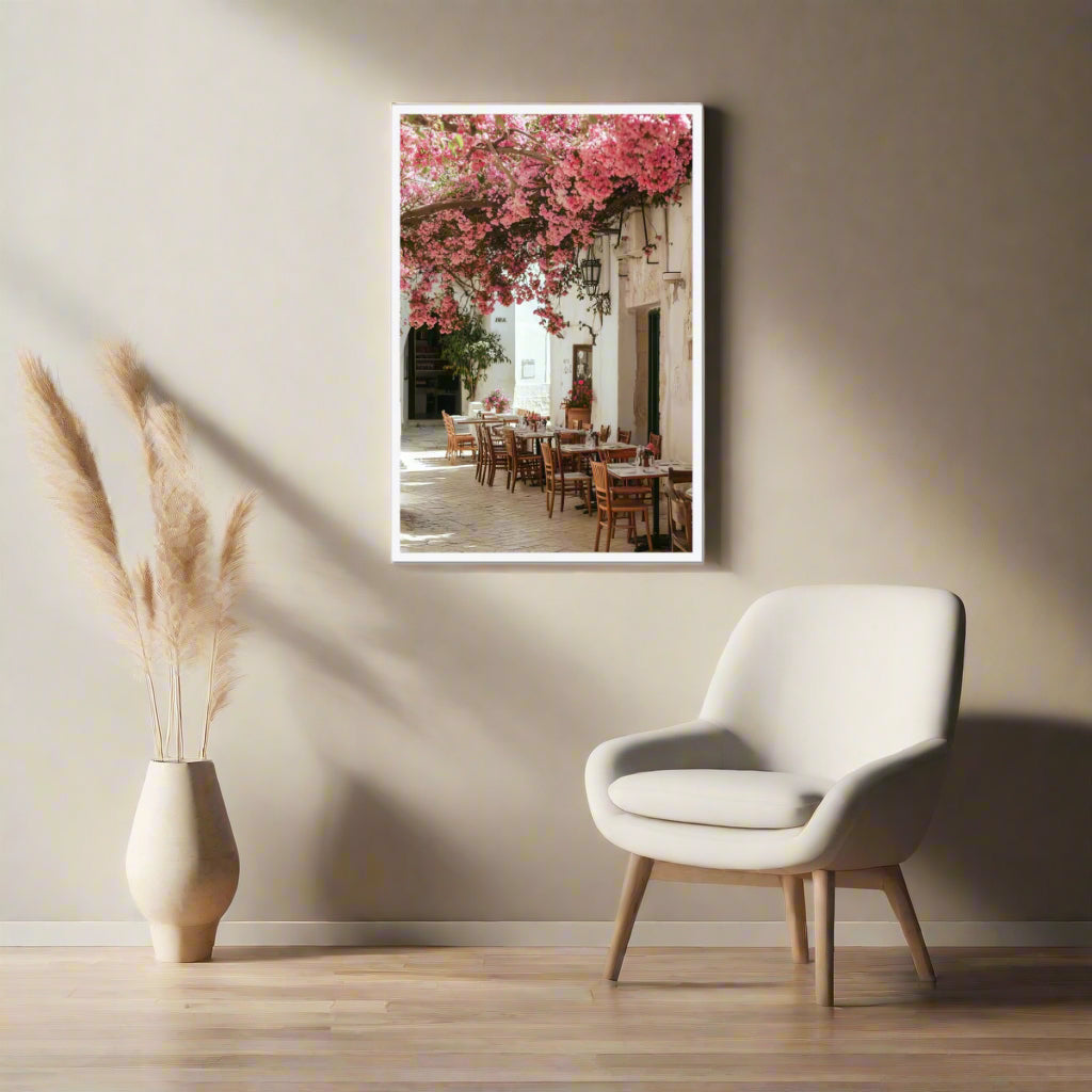 Jen Fargeot Creative | Mediterranean | Wall Art | Puglia Restaurant | Framed Print