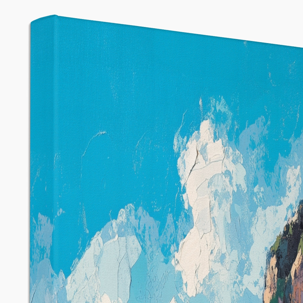 Jen Fargeot Creative | Mediterranean | Wall Art | Positano | Beach Canvas