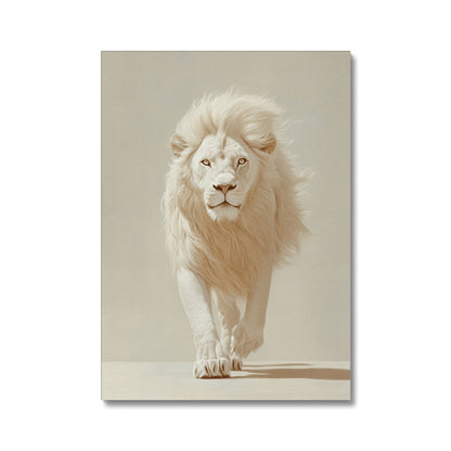 Jen Fargeot Creative | Animal | Wall Art | Majestic White Lion | Canvas