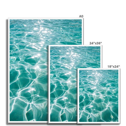 Jen Fargeot Creative | Beach | Wall Art | Crystal Waters | Framed Print