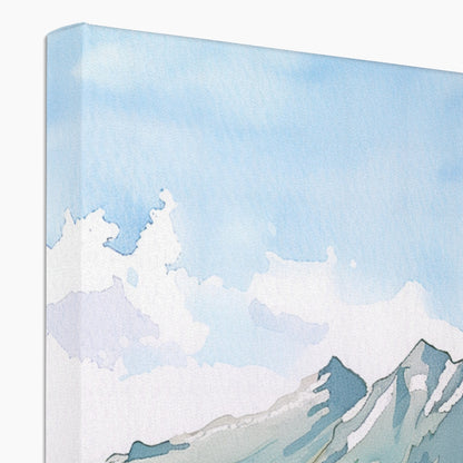 Jen Fargeot Creative | Children Watercolour | Wall Art | Small River | Canvas