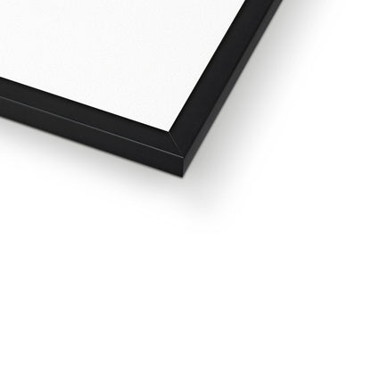 Jen Fargeot Creative | Minimalist | Wall Art | Dancing Flame | Framed Print