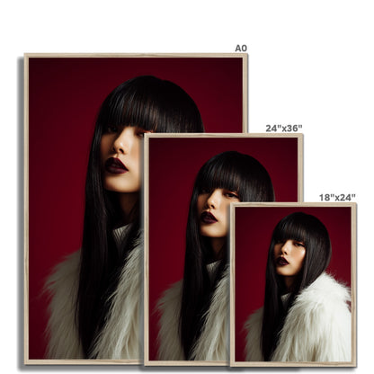 Jen Fargeot Creative | Fashion | Wall Art | Midnight in White | Framed Print