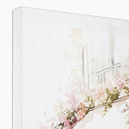 Jen Fargeot Creative | Watercolour | Parisian Café Side Profile | Wall Art | Canvas