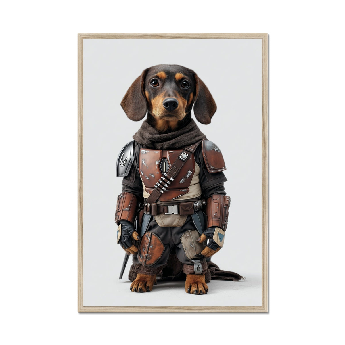 Jen Fargeot Creative | Quirky | Wall Art | The Mandadog | Framed Print