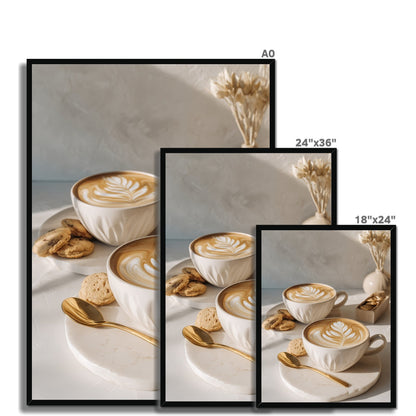 Jen Fargeot Creative | Lifestyle | Wall Art | Morning Cappuccinos | Framed Print