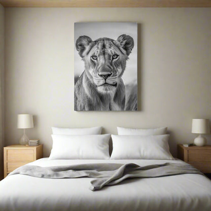 Jen Fargeot Creative | Animal | Wall Art | The Lioness’ Gaze | Canvas